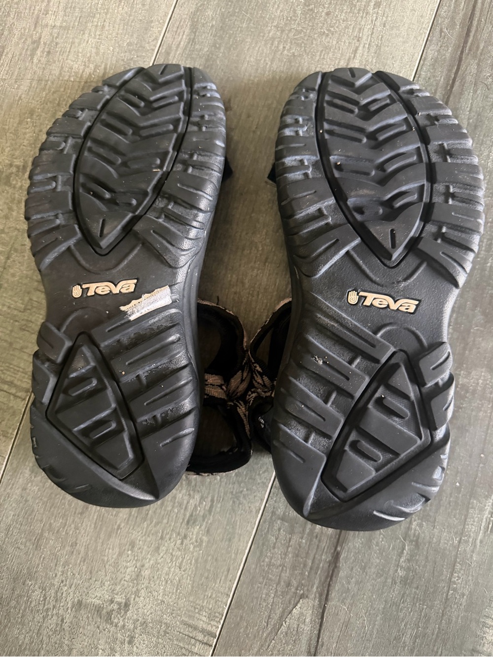 Teva Hurricane XLT2 Sandals Women's Size 8 Black Pink Geometric Strappy 1093378 - Picture 6 of 8